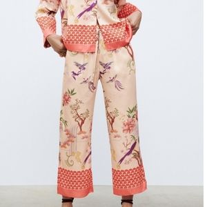 Zara printed pant